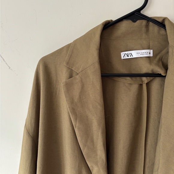 NWOT Zara open front blazer jacket - M - Picture 6 of 11